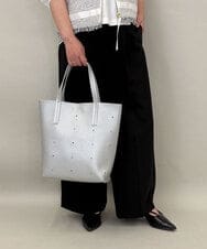 ZM5GE04060 al'aise modulation(アレーズモジュレーション) スターポイントデザイントートバッグ シルバー