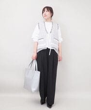 ZM5GE04060 al'aise modulation(アレーズモジュレーション) スターポイントデザイントートバッグ シルバー