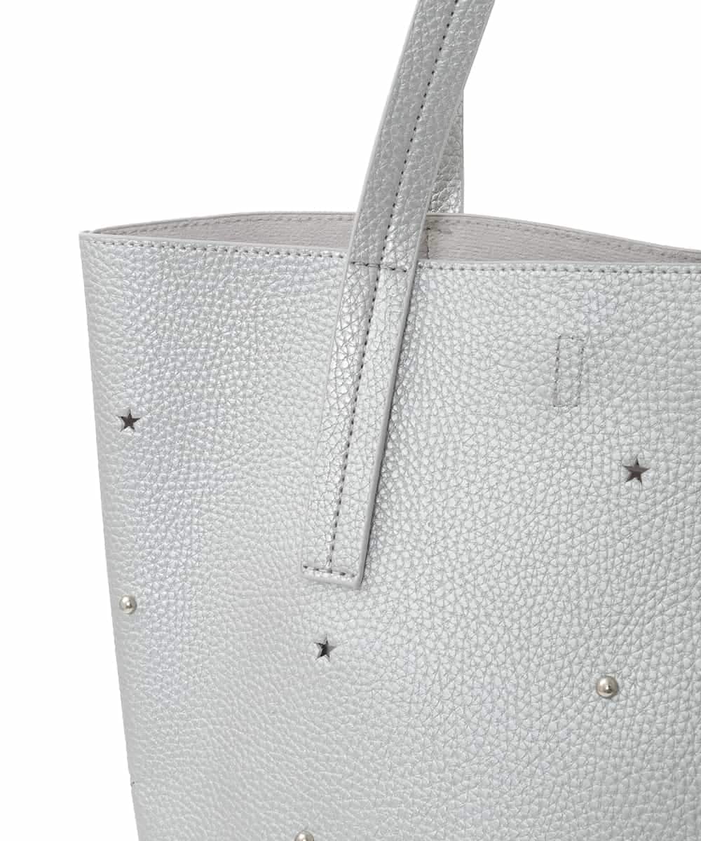 ZM5GE04060 al'aise modulation(アレーズモジュレーション) スターポイントデザイントートバッグ シルバー