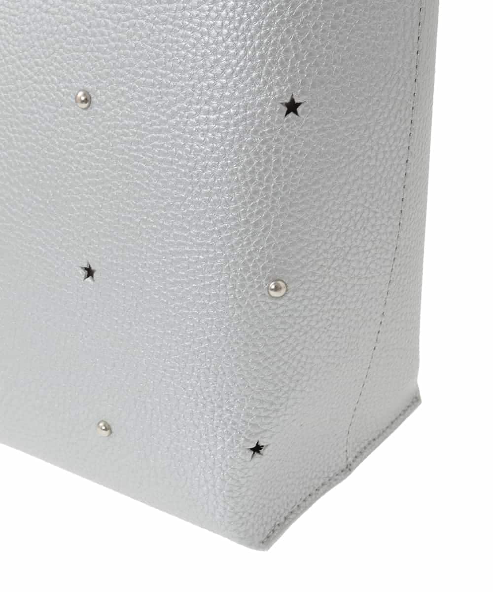 ZM5GE04060 al'aise modulation(アレーズモジュレーション) スターポイントデザイントートバッグ シルバー