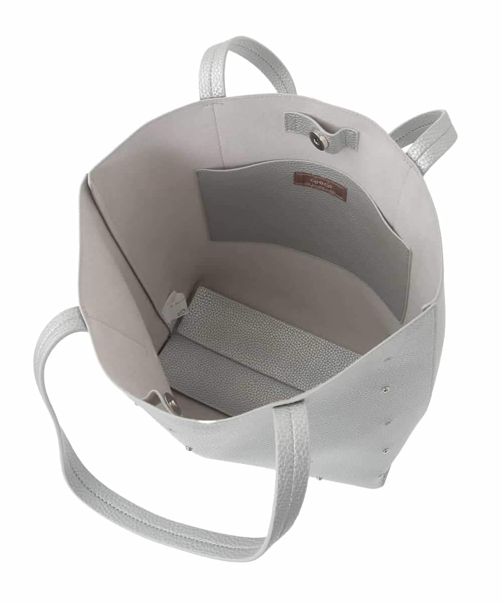 ZM5GE04060 al'aise modulation(アレーズモジュレーション) スターポイントデザイントートバッグ シルバー