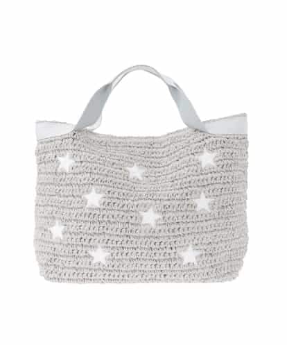 ZM5GE05060 al'aise modulation 星柄トートかごバッグ