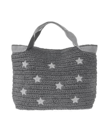 ZM5GE05060 al'aise modulation 星柄トートかごバッグ