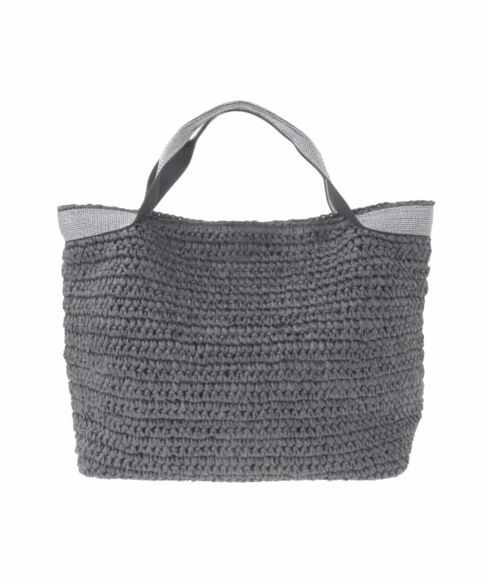 ZM5GE05060 al'aise modulation(アレーズモジュレーション) 星柄トートかごバッグ ブラック