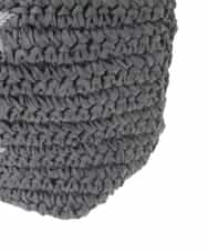 ZM5GE05060 al'aise modulation(アレーズモジュレーション) 星柄トートかごバッグ ブラック