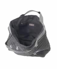 ZM5GE05060 al'aise modulation(アレーズモジュレーション) 星柄トートかごバッグ ブラック