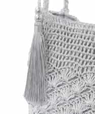 ZM5GE06060 al'aise modulation(アレーズモジュレーション) メタルコードメッシュショルダーバッグ シルバー