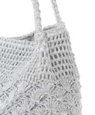 ZM5GE06060 al'aise modulation(アレーズモジュレーション) メタルコードメッシュショルダーバッグ シルバー