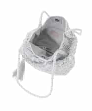 ZM5GE06060 al'aise modulation(アレーズモジュレーション) メタルコードメッシュショルダーバッグ シルバー