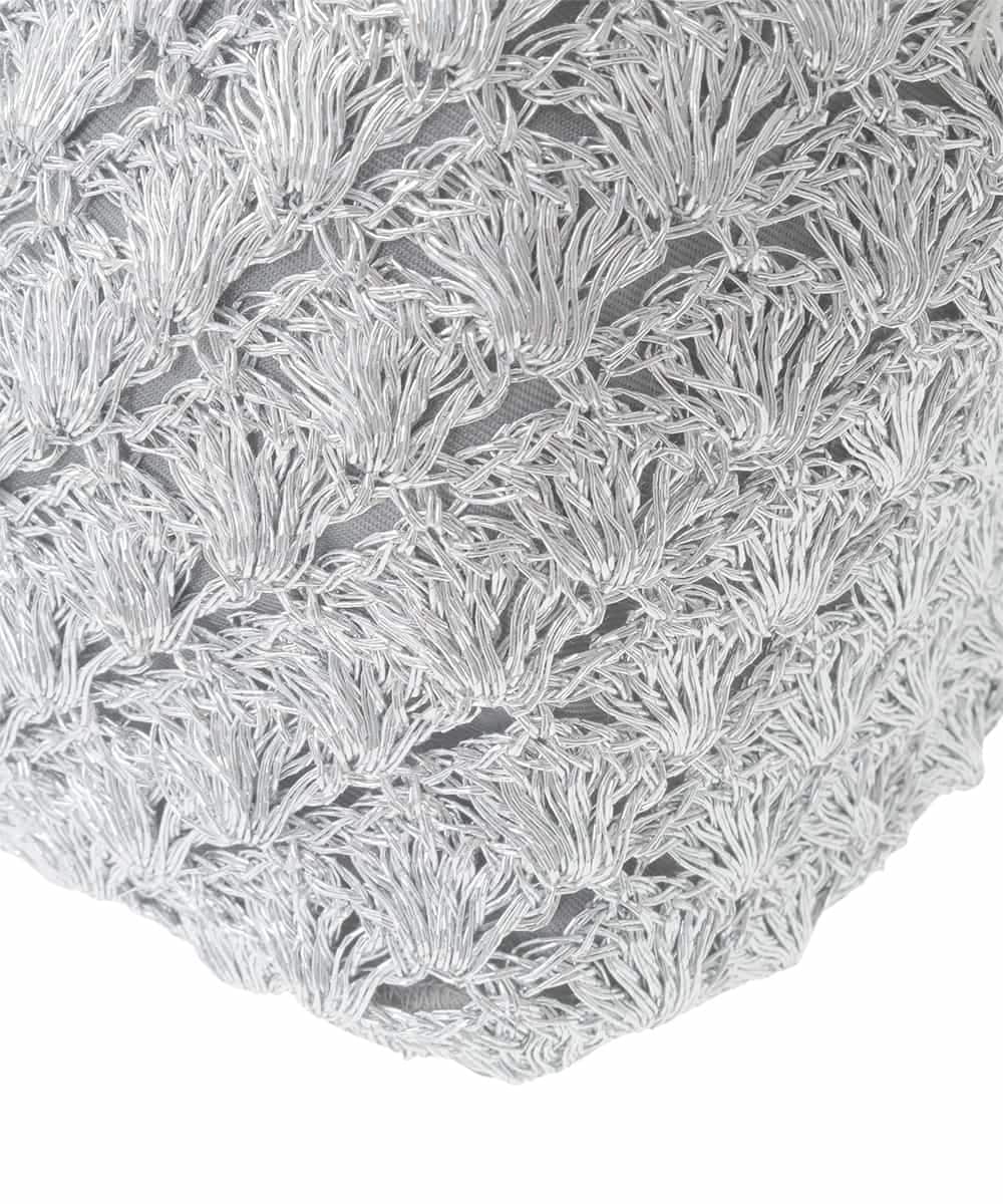 ZM5GE07060 al'aise modulation(アレーズモジュレーション) メタルコードメッシュトートバッグ シルバー