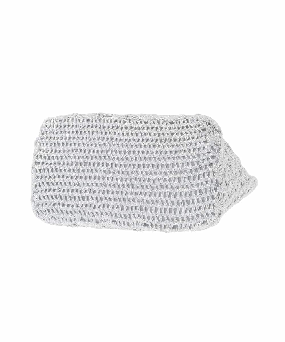 ZM5GE07060 al'aise modulation(アレーズモジュレーション) メタルコードメッシュトートバッグ シルバー