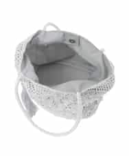 ZM5GE07060 al'aise modulation(アレーズモジュレーション) メタルコードメッシュトートバッグ シルバー