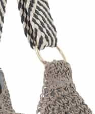 ZM5GE08060 al'aise modulation(アレーズモジュレーション) ペーパーメッシュワンショルダーバッグ グレー