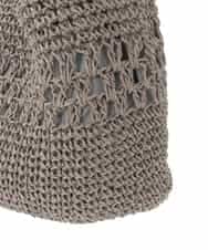 ZM5GE08060 al'aise modulation(アレーズモジュレーション) ペーパーメッシュワンショルダーバッグ グレー