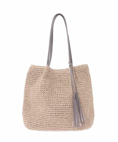 ZM5GE09089 al'aise modulation タッセルアクセントかごバッグ