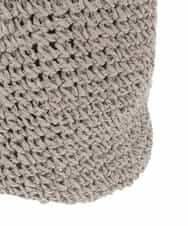 ZM5GE09089 al'aise modulation(アレーズモジュレーション) タッセルアクセントかごバッグ グレー