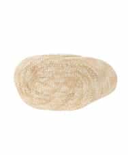 ZM5GE10070 al'aise modulation(アレーズモジュレーション) スマイリービーズハンドルかごバッグ ベージュ