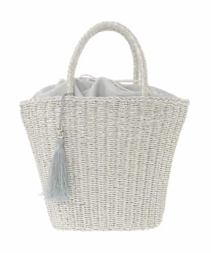 ZM5GE12060 al'aise modulation タッセルポイント巾着かごトート