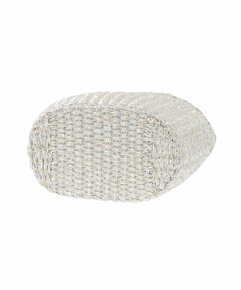 ZM5GE12060 al'aise modulation(アレーズモジュレーション) タッセルポイント巾着かごトート シルバー