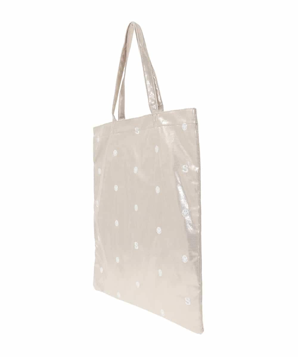 ZM5GE13050 al'aise modulation(アレーズモジュレーション) スマイリーメタルスクエアトート ゴールド