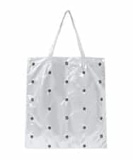 ZM5GE13050 al'aise modulation(アレーズモジュレーション) スマイリーメタルスクエアトート シルバー