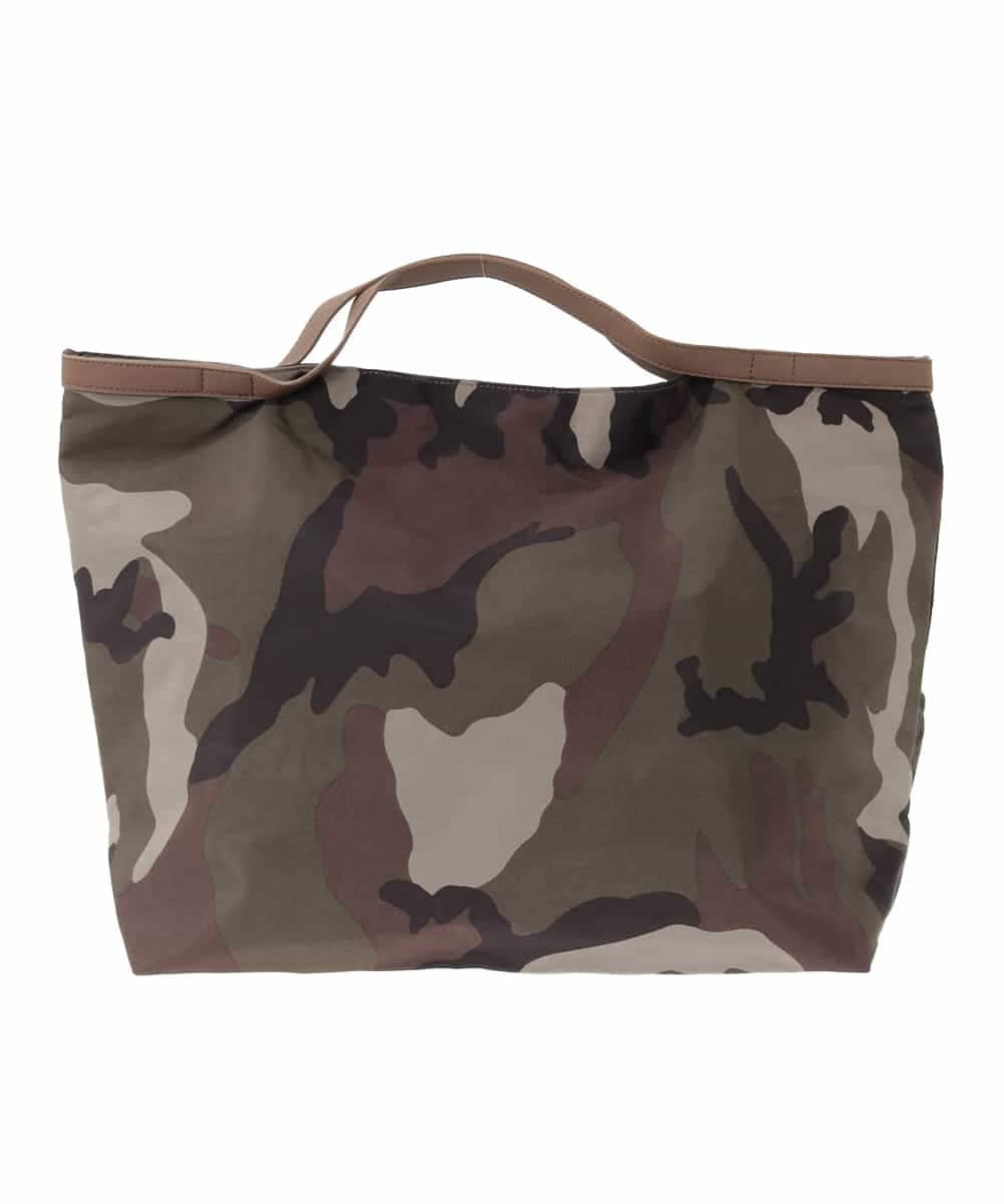 ZM5GE27049 al'aise modulation(アレーズモジュレーション) カモフラージュビッグトートバッグ カーキ