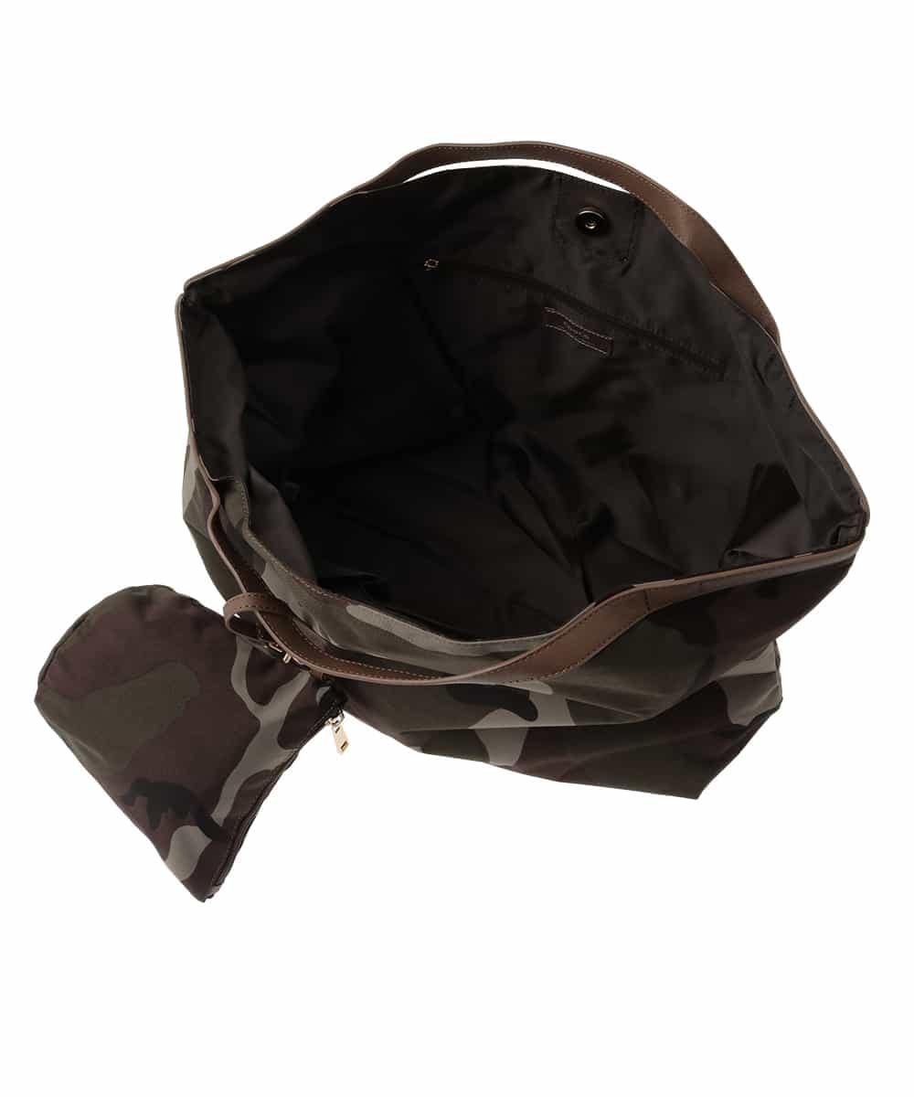 ZM5GE27049 al'aise modulation(アレーズモジュレーション) カモフラージュビッグトートバッグ カーキ