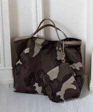 ZM5GE28049 al'aise modulation(アレーズモジュレーション) カモフラージュビッグトートバッグ カーキ