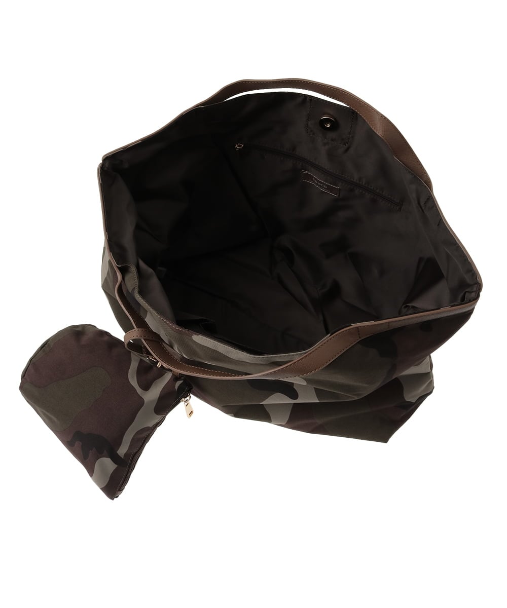 ZM5GE28049 al'aise modulation(アレーズモジュレーション) カモフラージュビッグトートバッグ カーキ
