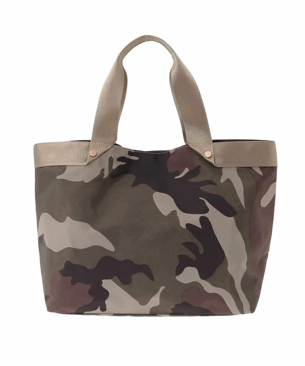 ZM5GE28049 al'aise modulation(アレーズモジュレーション) カモフラージュテープハンドルトートバッグ カーキ
