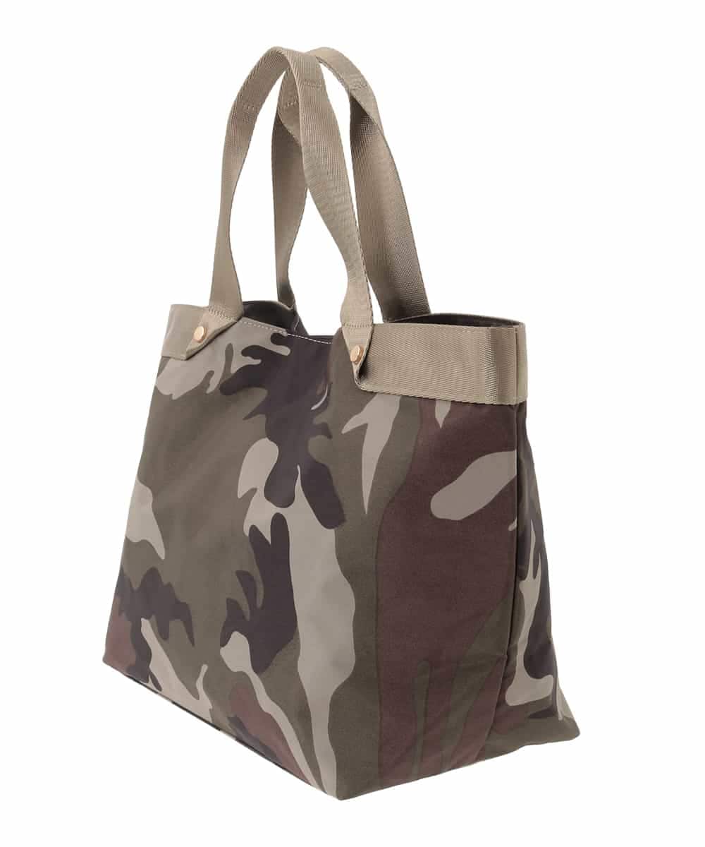 ZM5GE28049 al'aise modulation(アレーズモジュレーション) カモフラージュテープハンドルトートバッグ カーキ