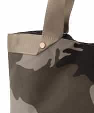 ZM5GE28049 al'aise modulation(アレーズモジュレーション) カモフラージュテープハンドルトートバッグ カーキ