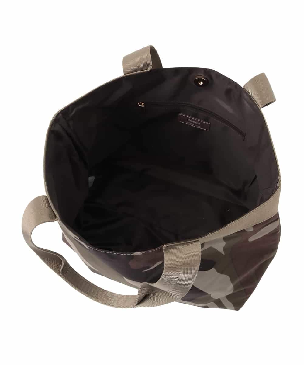 ZM5GE28049 al'aise modulation(アレーズモジュレーション) カモフラージュテープハンドルトートバッグ カーキ