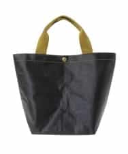 ZM5GT13043 al'aise modulation(アレーズモジュレーション) 【日本製】配色ブラックトートバッグ マスタード