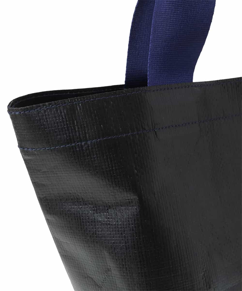 ZM5GT13043 al'aise modulation(アレーズモジュレーション) 【日本製】配色ブラックトートバッグ ネイビー