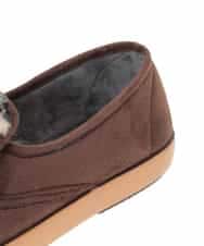 ZM6AE11100 al'aise modulation(アレーズモジュレーション) レオパードファーデザインスリッポン ブラウン