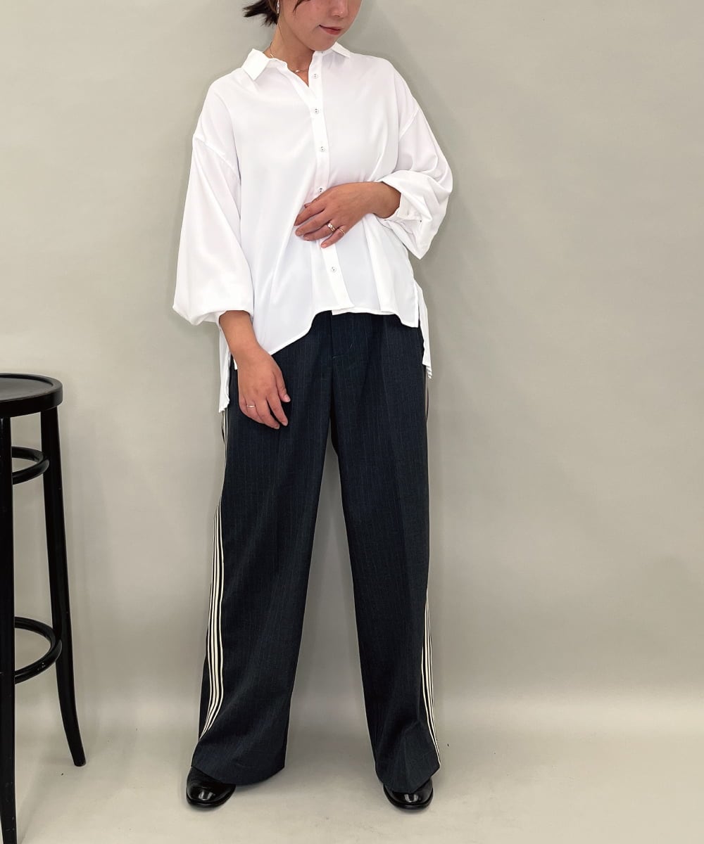 sacai MA-1プリーツブラウス sacai MA-1プリーツブラウス sacai