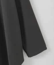 ZMBAE28120 al'aise modulation(アレーズモジュレーション) メッセージロゴTブラウス ダークグレー