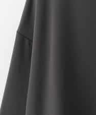 ZMBAE28120 al'aise modulation(アレーズモジュレーション) メッセージロゴTブラウス ダークグレー