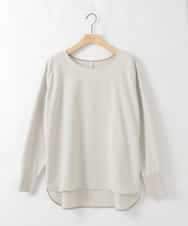 ZMBAE30130 al'aise modulation(アレーズモジュレーション) 【洗える】テールロングミニマムブラウス ベージュ