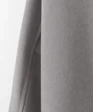 ZMBAE30130 al'aise modulation(アレーズモジュレーション) 【洗える】テールロングミニマムブラウス ダークグレー