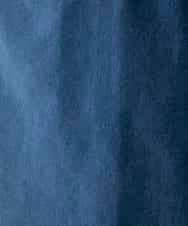 ZMBAE31190 al'aise modulation(アレーズモジュレーション) デニムカラーベロアデザインシャツ ライトブルー