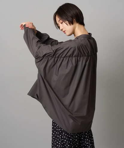ZMBAH23129 al'aise modulation ドロップショルダーオーバーシャツ