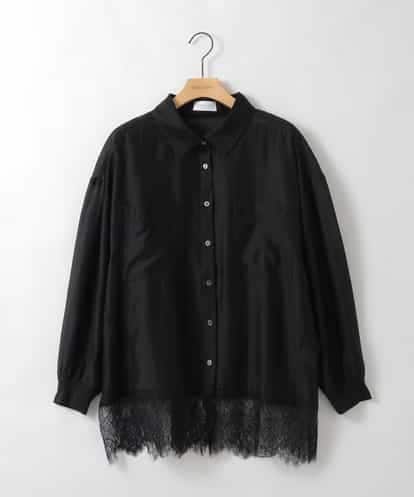 ZMBEE07150 al'aise modulation 裾レースシアーシャツ