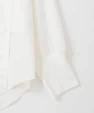 ZMBEE08079 al'aise modulation(アレーズモジュレーション) カットジョーゼットクルーネックブラウス アイボリー