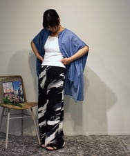 ZMBGB42139 al'aise modulation(アレーズモジュレーション) ニュアンスヘムシアーデニムシャツ ライトブルー