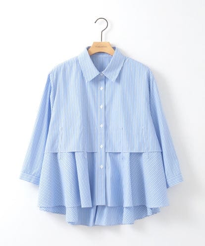 ZMBGE10129 al'aise modulation 【洗える】ティアードフレアブラウス