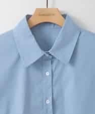 ZMBGE10129 al'aise modulation(アレーズモジュレーション) 【洗える】ティアードフレアブラウス ブルー