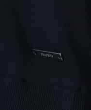 ZMBGE12150 al'aise modulation(アレーズモジュレーション) 【洗える/UV】シャツドッキングニットカーディガン ネイビー