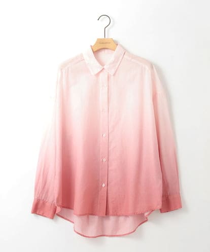 ZMBGE17090 al'aise modulation 【洗える】グラデーションシアーシャツ
